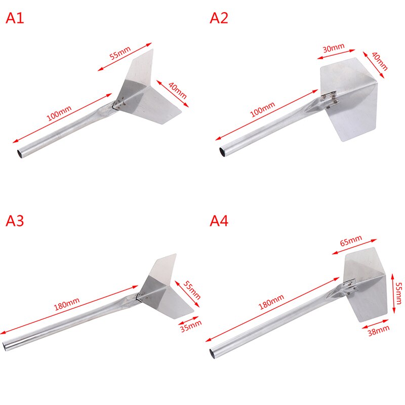 1pc Rvs Plamuurmes Gipsplaten Schrapers Yin Yang Bouw Gereedschap