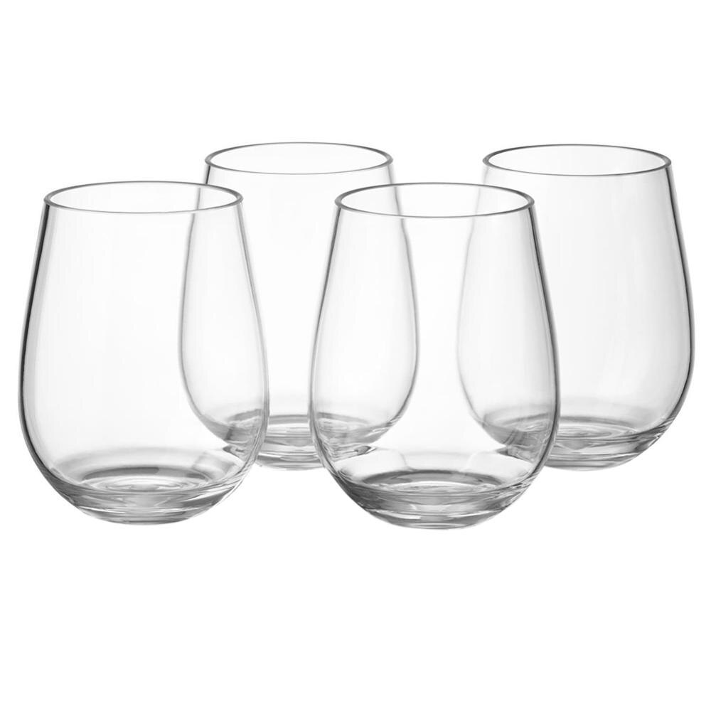 4 stks/set Wijn Glazen Transparante Whisky Onbreekbaar Plastic Vruchtensap Bier Cup Glas Onbreekbaar Drinkbeker Bar Drinkware