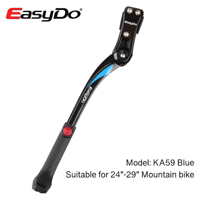 Easydo 24 " -29 " mtb racefiets standaard parkeerrekken mountainbike ondersteuning zijstandaard voetensteun verstelbaar 34-41cm: Ka59- blauw