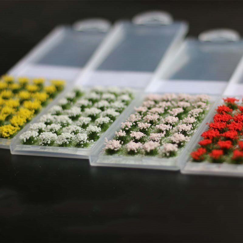 28Pcs Diy Model Kits Kunstgras Gazon Micro Landschap Decor Accessoires Speelgoed