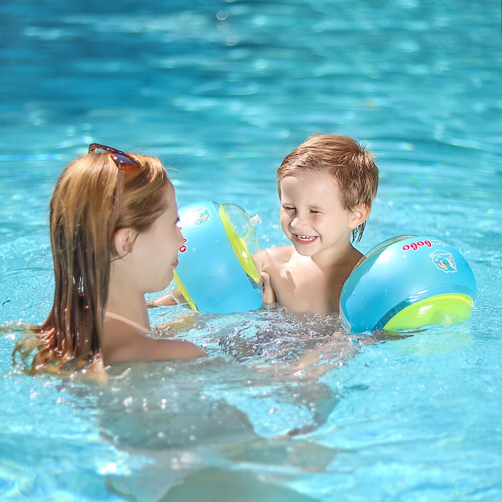 Inflatable Baby Swimming Ring Kids Sleeves Arm Rings Tube For Summer Swimming Pool Accessories Armbands Circle Floating Trainer
