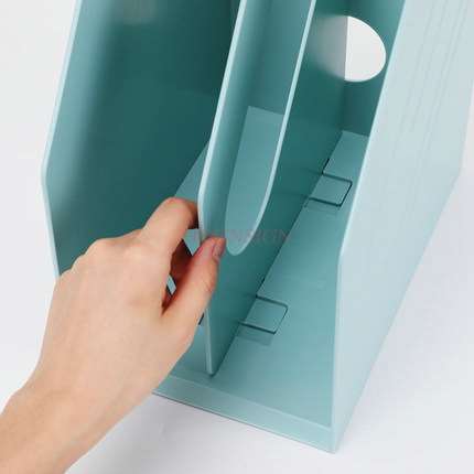 Apprentissage papeterie classeur épaissi en plastique bibliothèque dossier données cadre livre boîte de rangement bureau de bureau