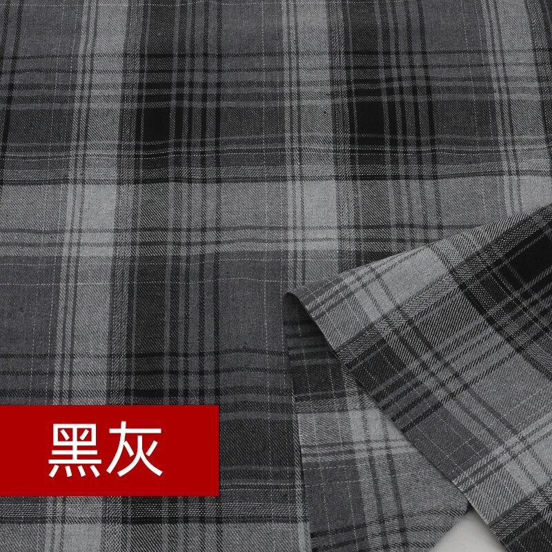 145cm*50cm Grinding Wool Plaid Shirt Fabric JK Clothing Skirt Jacket Pants Household Cloth Fabric DIY Apparel Sewing &amp; Fabric: 005