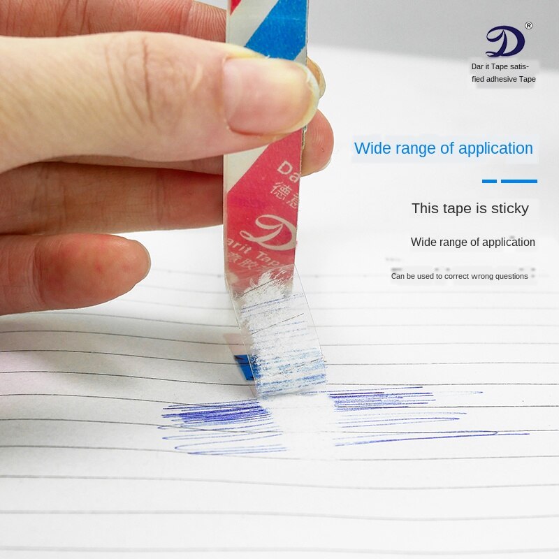 Transparent Tape High-viscosity High-transparent Stationery Tape Sticky Word Easyto-Tear Office Laminating Film Sealing Adhesive