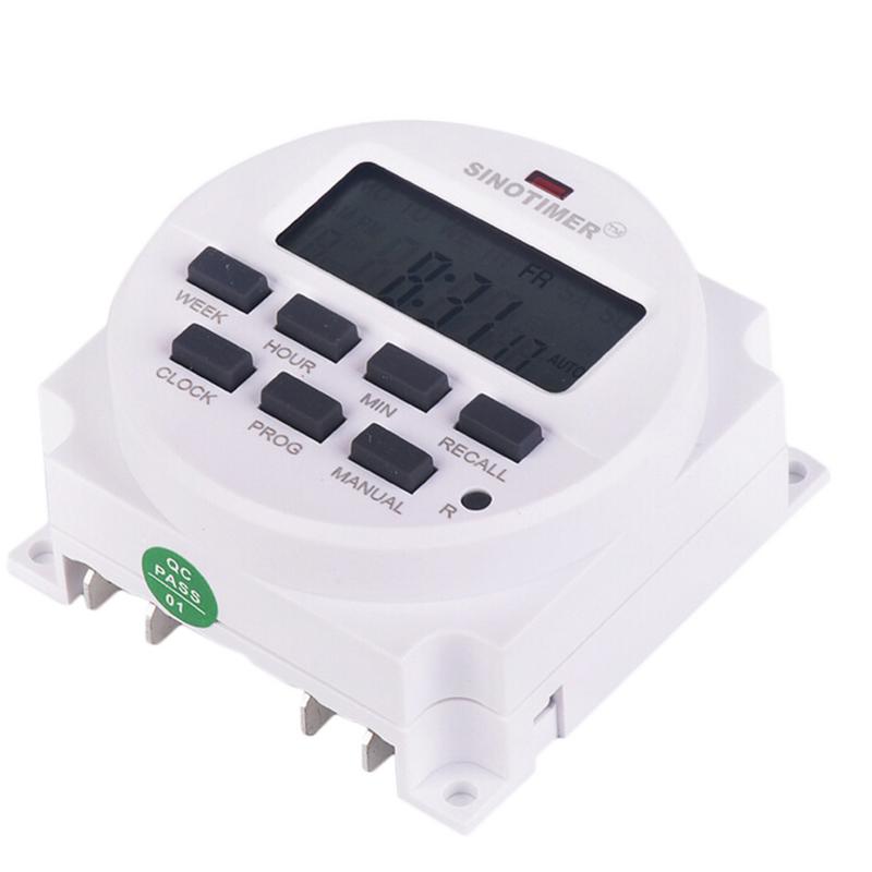 LCD Digital Programmable Timer Switch With UL Listed Relay Inside And Countdown Time Function 220 - 240V 16A AC
