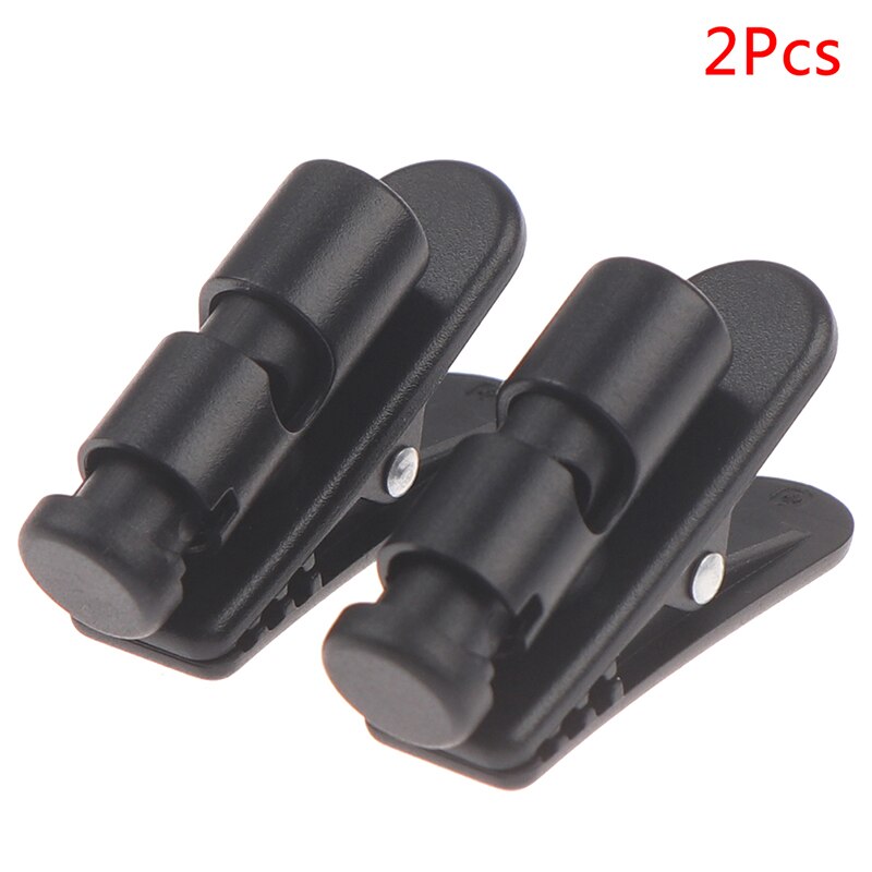 2/5Pc Kabel Klemme Kragen Headset Klemme Kopfhörer Kabel Clip Kopfhörer Wickler: Braun