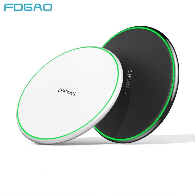 Fdgao 15W Quick Draadloze Oplader Station Voor Samsung S10 S20 Note10 9 Iphone 11 Pro Xs Max Xr X 8 USB-C Qi Draadloos Opladen Pad