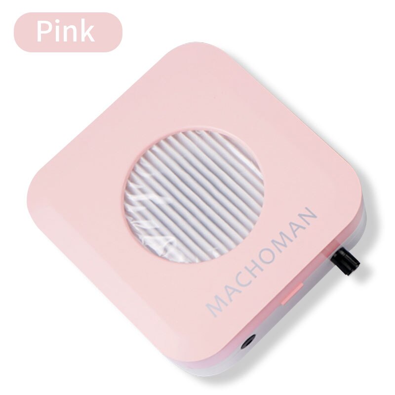 Aspirateur à ongles 60W aspirateur à ongles aspirateur à ongles faible bruit ventilateur à ongles forte aspiration manucure outils aspirateur pour manucure: 60w Pink cleaner