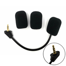 Vervanging Hoofdtelefoon Microfoon Gaming Mic Met Foam Cover Past Voor Hyperx Cloud Alpha Computer Gaming Headset