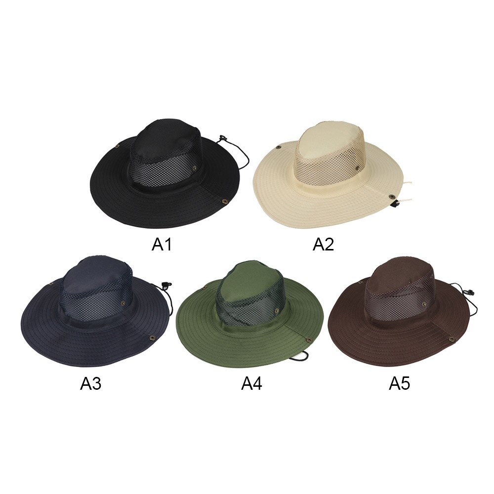 Brede Rand Vissen Zon Caps Zomer Mesh Zonnebrandcrème Grote Dakranden Uv-bescherming Voor Camping Hengelen Safari Wandelen Outdoor Activiteit