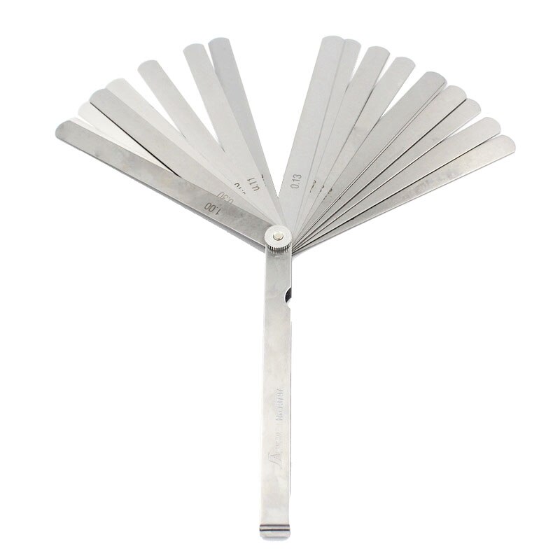 SHINWA-Regla de espesor Gap, calibrador de acero de alta precisión, 0,03-1,0mm, 150mm, 73797