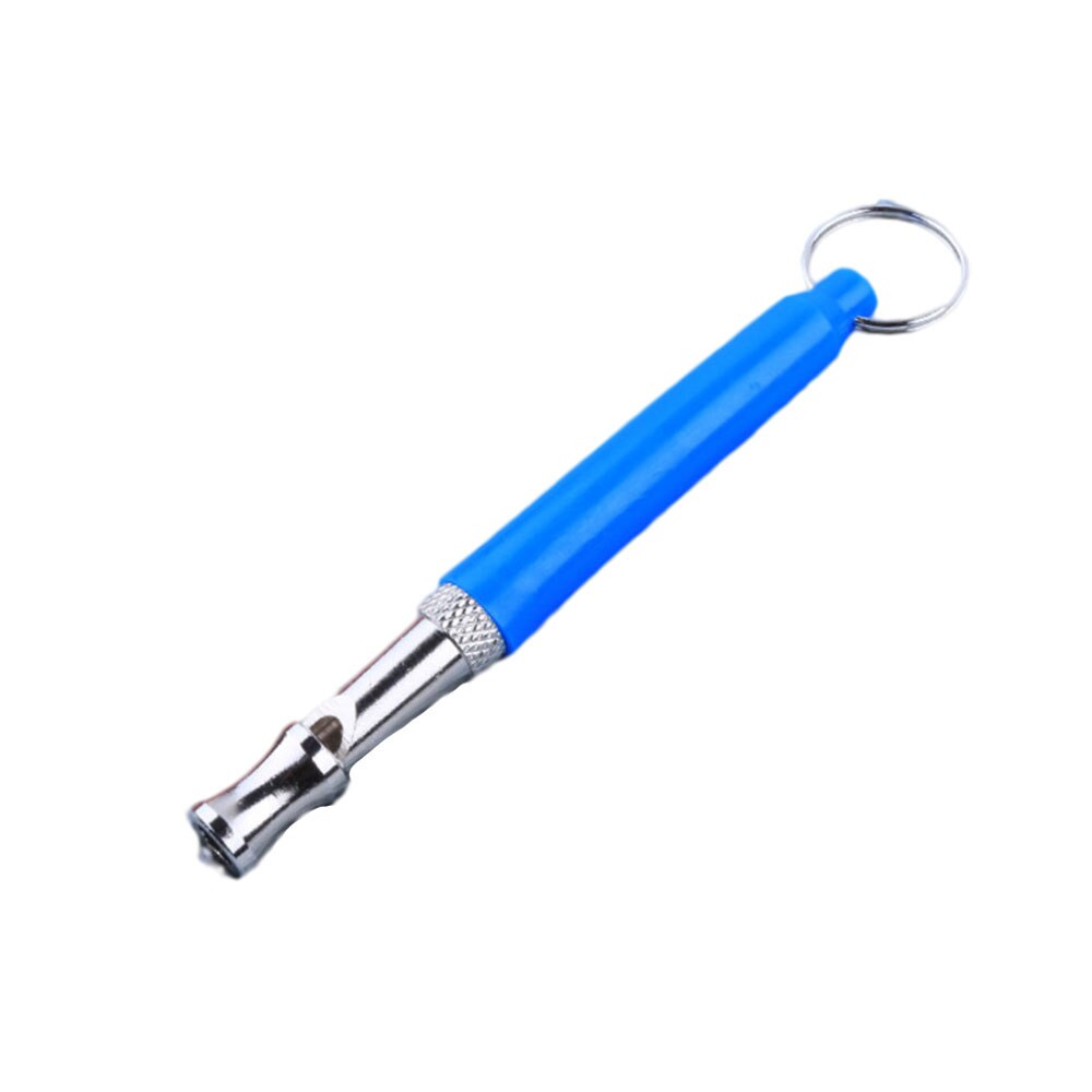 Dog Whistle Training Pet High Frequency Supersonic Whistle Stop Barking Control Dog Training Deterrent Whistle Puppy Adjustable: With rope / Blue