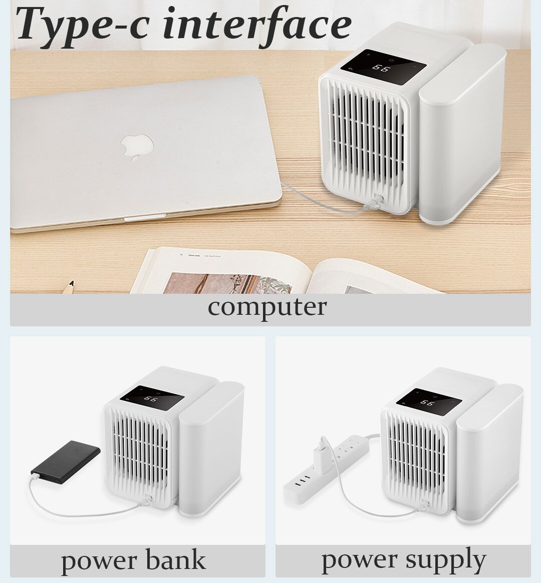 Xiaomi Microhoo – climatiseur 3 en 1, refroidissement à eau, ventilateur à économie d&#39;énergie, écran tactile, synchronisation, refroidisseur Artic, humidificateur, ventilateur de bureau brumisateur eau umidificateur