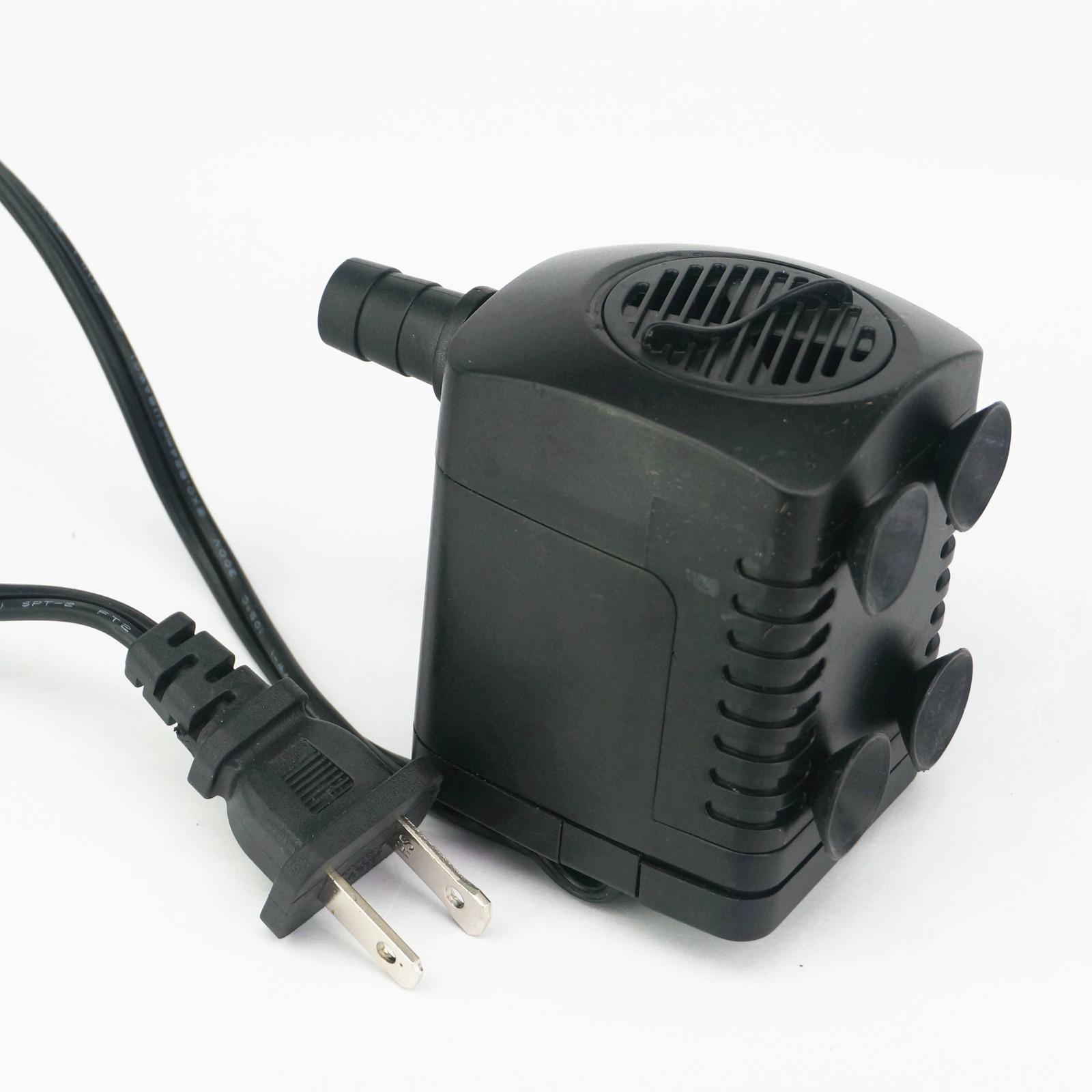 US Plug 110V AC 60Hz 15W 700L/H Electric Mini Submersible Pump With Brushless Motor For Aquarium Fish Tank