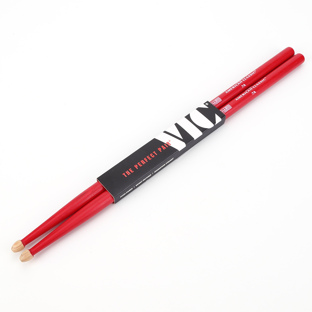 1 Pair 5A Drum Sticks Classic Maple Wood Drumsticks Colorful Drum Stick Percussion Instrument Accessories Drum Set: DEEP BLUE