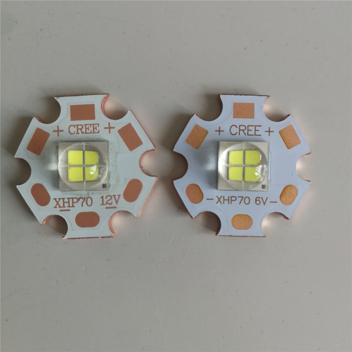 Epileds 7070 20W 12V 6V Led replace Cree MKR XHP70 XHP50 LED Emitter Cool White 6500K LED Chip Light with 20mm Copper PCB