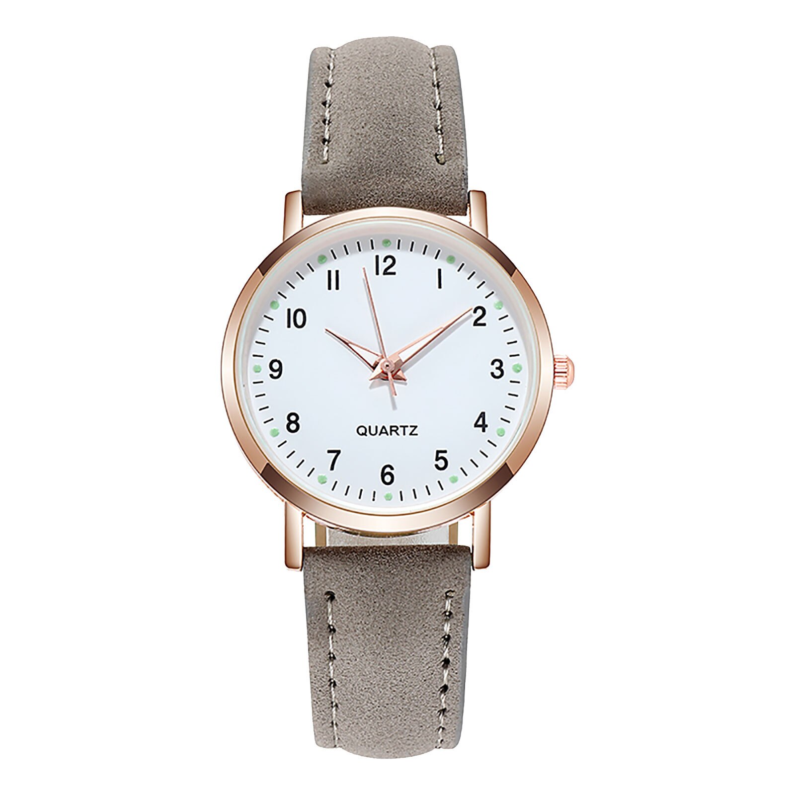 Dames Diamanten Bezaaid Lichtgevende Retro Vrouwelijke Horloge Lederen Riem Quartz Horloge Vrouwen Eenvoud Casual Decoratie Horloges