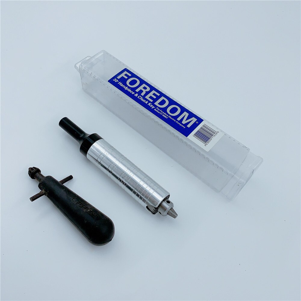 Quick Change Handpiece Flex Shaft Machine Tools wiIth Chuck Key 0-6mm Drill Bit Foredom Holder Hand Piece: 4mm foredom30 EUtype