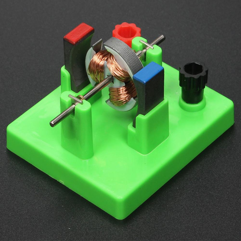 Kit de experimentos de física con Motor eléctrico CC para estudiantes, Kit de construcción con Motor eléctrico CC, ayuda a los estudiantes educativos, temporizador y curiosidad