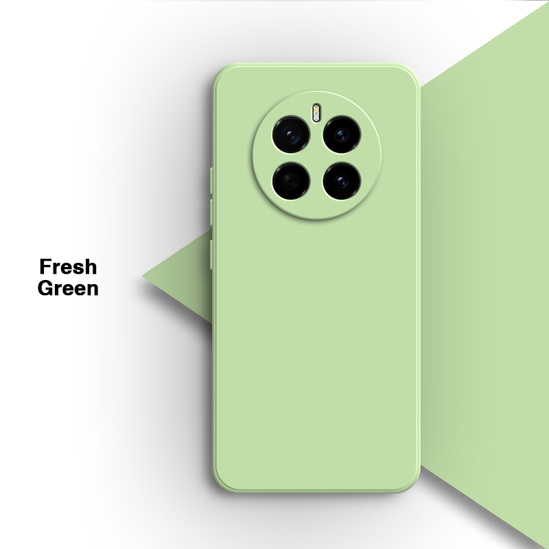 Accesorios originales contraportada para Honor Magic 7 Magic7 Pro Lite 7Pro 7Lite 5G carcasa suave de silicona protección de cámara funda de teléfono: green / Para iPhone 15