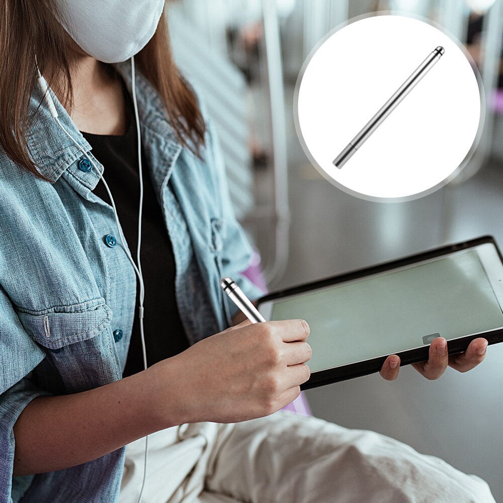 1pc Universal Touch Screen Disc Stylus Pencil Compatible with Apple Huawei