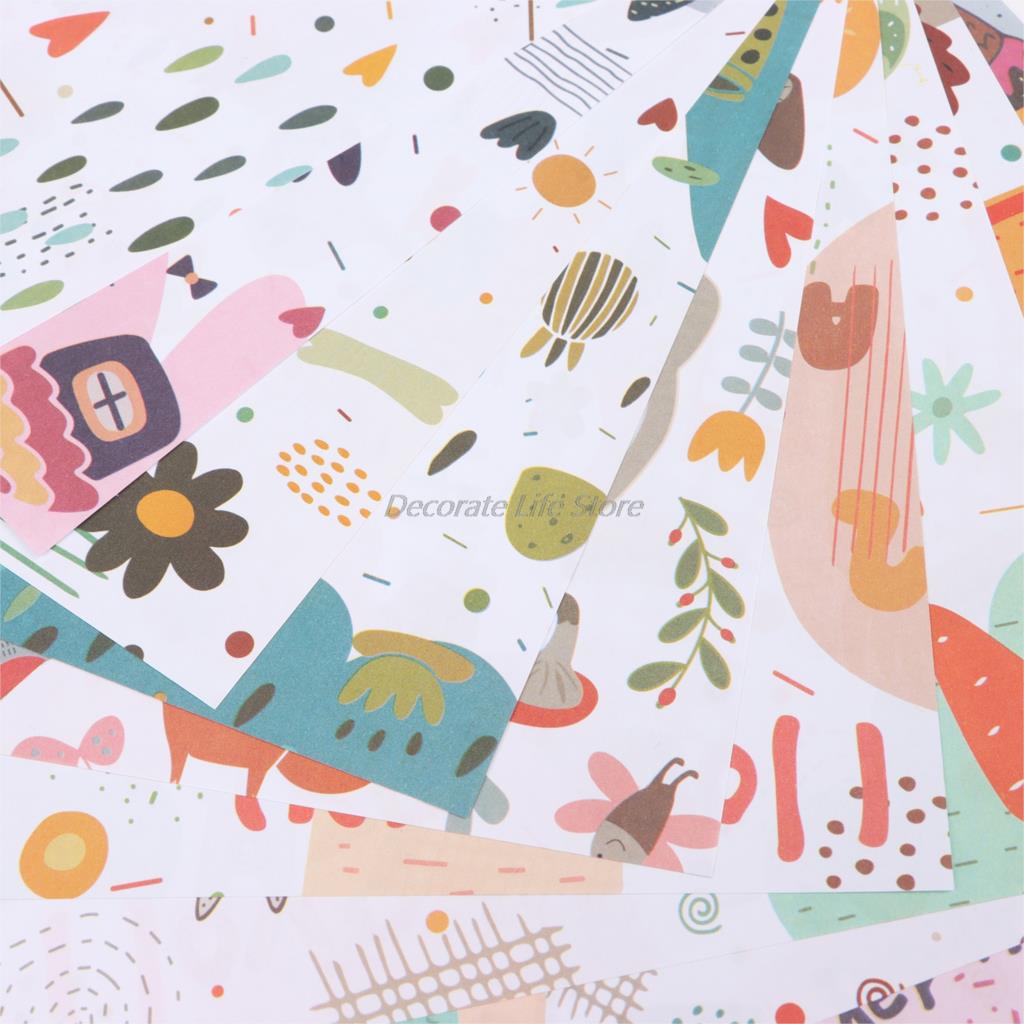 Scrapbook Papers Decorative Papers Double-Sided Patterns Printing Decorative Pap
