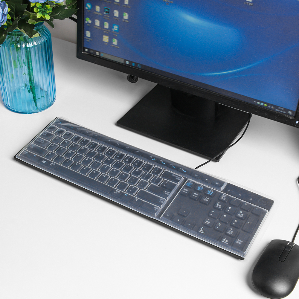 1PC Universal Silicone Computer Keyboard Skin Cover Film For Waterproof Dustproof Protective Keyboard Cover Computer Accessories