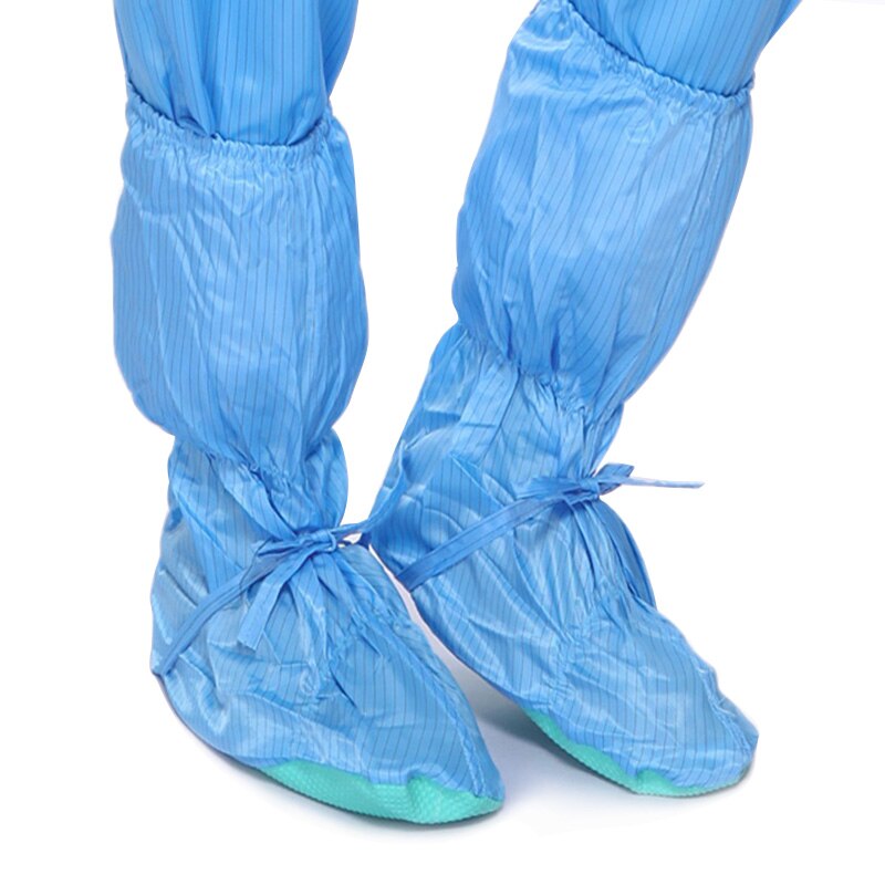 Arzt Isolation Schuh Abdeckung Einweg Isoliert Schuhe Weichen Boden Krankenschwester Stiefel Persönliche Schutz Ausrügestochen Schuh Abdeckungen: Blau Schuh Startseite