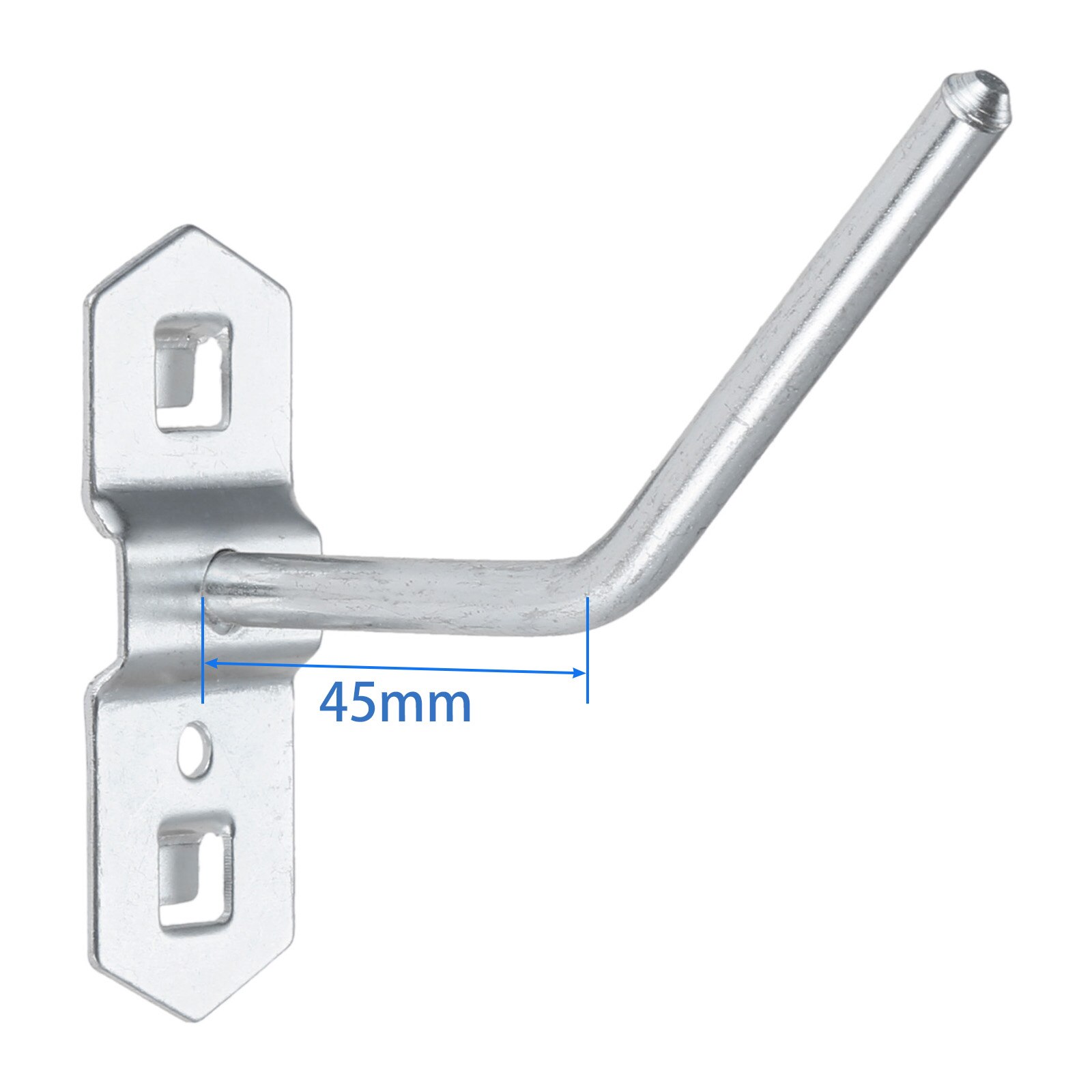 Dreld Muur Gemonteerde Gat Boord Haak Hardware Tool Magazijnstelling Hanger Haak Tuin Badkamer Organizer Haken Keuken Opslag Gereedschap