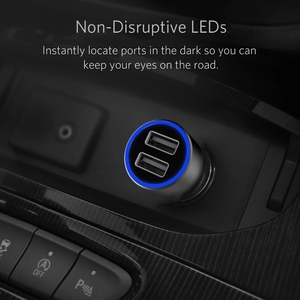 VOXLINK doppio USB caricabatteria da auto 5V3. 4A per il iPhone iPad Samsung galassia htc Xiaomi Huawei veloce caricabatterie caricabatteria da auto in auto