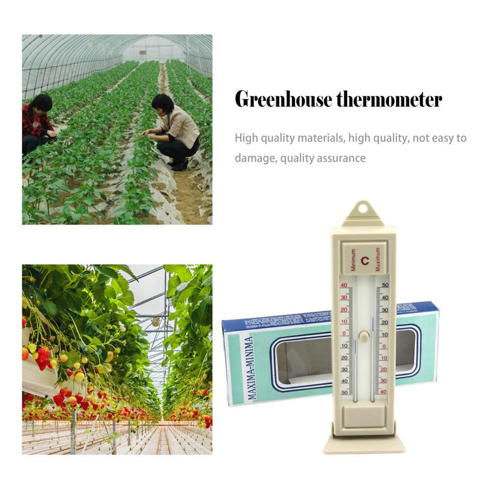 Maksimum & minimum termometer indendørs udendørs have drivhus væg temperatur monitor  -40 to 50 graders termometer