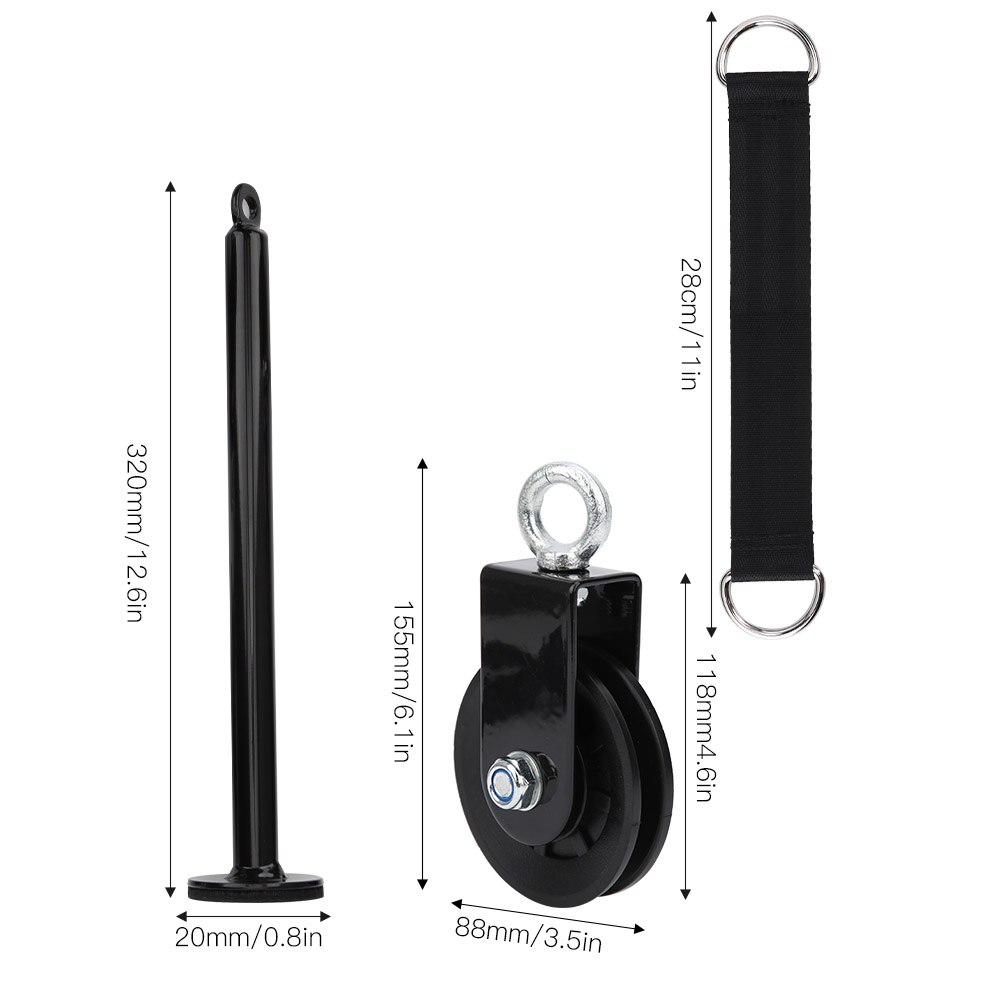 DIY Pulley Rope Domestic High-order Pulldown Arm Strength Triceps Fitness Equipment Kit Gym Fitness Forearm Trainer