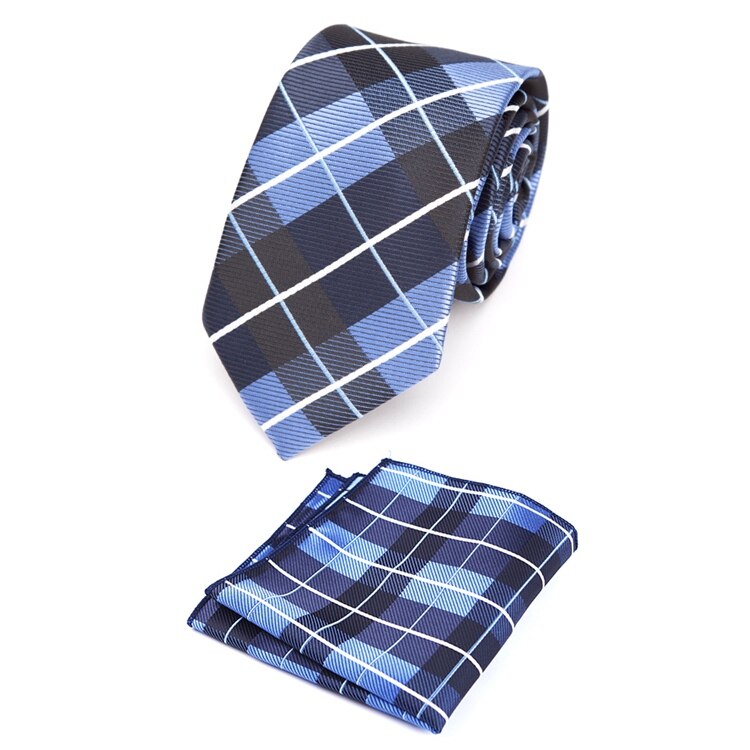 XGVOKH – ensemble de cravates pour hommes, nouvelle , cravate Hanky, points rayés, cou, cravate Slim, accessoires pour mariage, fête sociale: LD-SU1032
