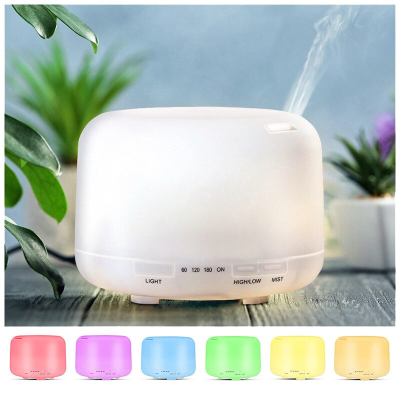 HA- Life Electric Aroma Diffuser Air Humidifier 500ML 1000ML Ultrasonic Cool Mist Maker Fogger LED Essential Oil Diffuser Home
