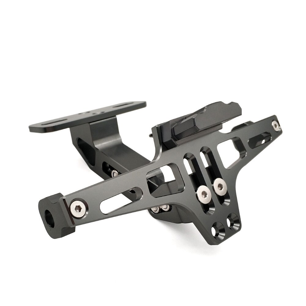 Soporte para matrícula LED de motocicleta placa de soporte de Moto marco Buell Yamaha para fz6 fz1 benelli trk 502 tnt 125 xmax 125: Marrón