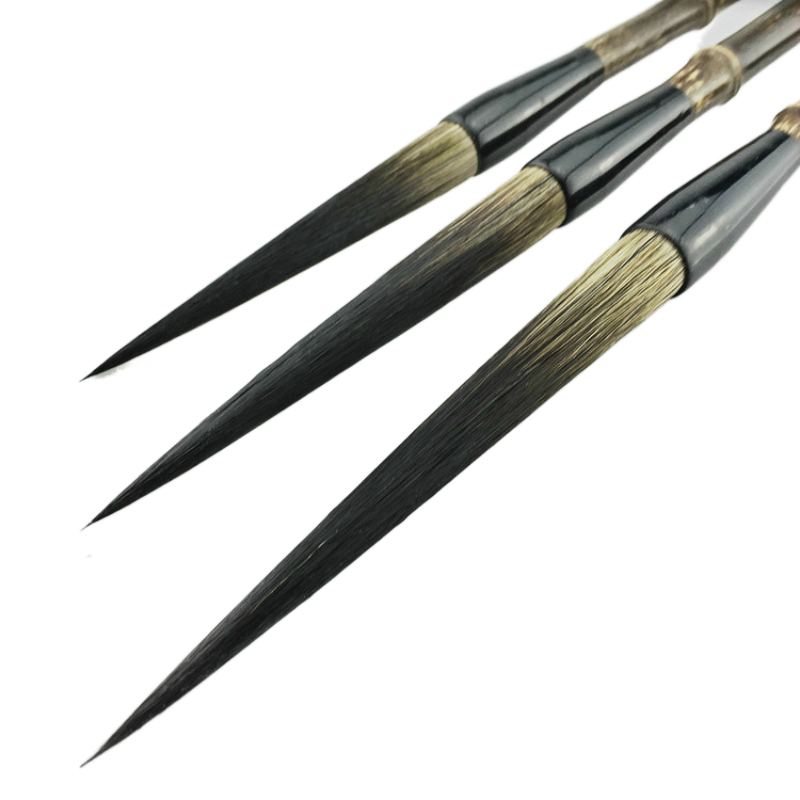 Long Bear Hair Calligraphy Brushes Calligraphy Painting Practice Brush Regular Script Running Hand Cursive Handwriting Brush Pen