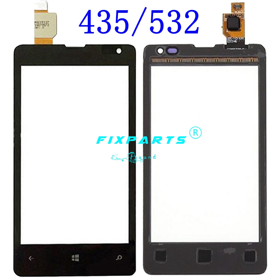 Originele 620 Touch Screen Voor Nokia Lumia 620 N620 Touchscreen Digitizer Sensor Voor Glas Lens Panel 650: (435) Black