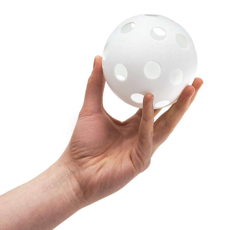 -Paquete de pelotas blandas de 9 pulgadas, bolas de práctica perforadas para entrenamiento deportivo y pelota Wiffle
