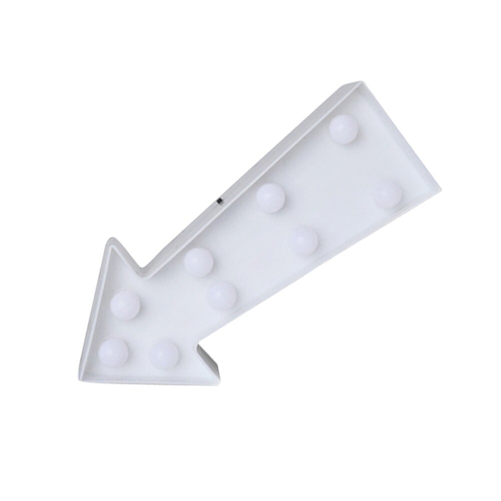 3D Arrow Sign Light LED Arrow Shaped Sign-Lighted Marquee Arrow Sign Wall Decor for Christmas Birthday Kids Room Wedding