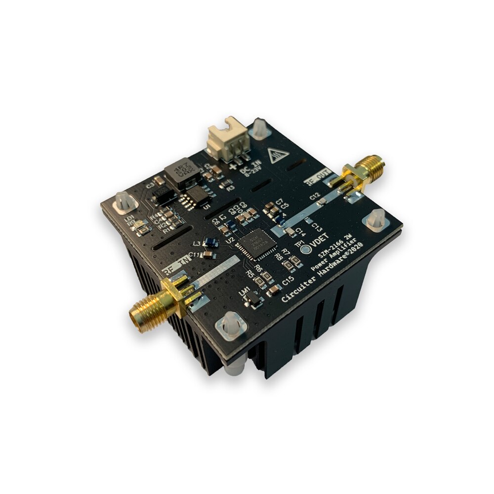 SZM2166 2.4Ghz amplificatore di potenza RF 2400MHz 2W 33dBm 8-23V DC per la connessione wifi Bluetooth