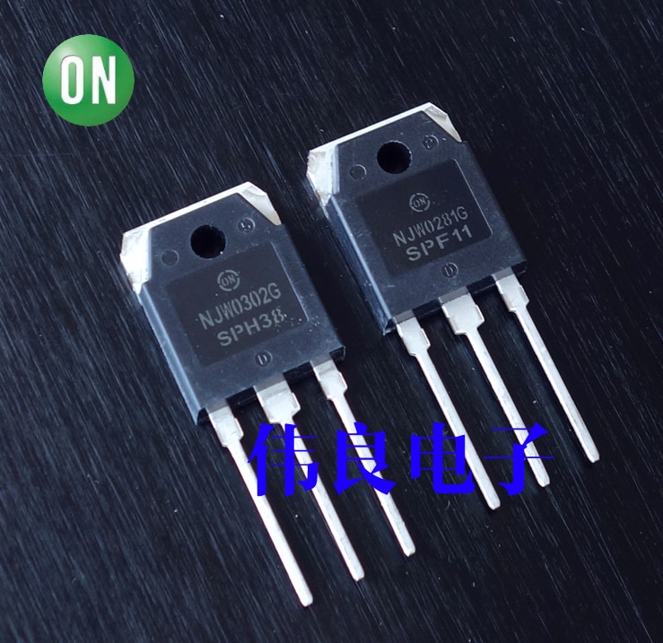 5 Paia Transistor Nuovi 5 Coppie Di Transistor ON NJW0281G & NJW0302G