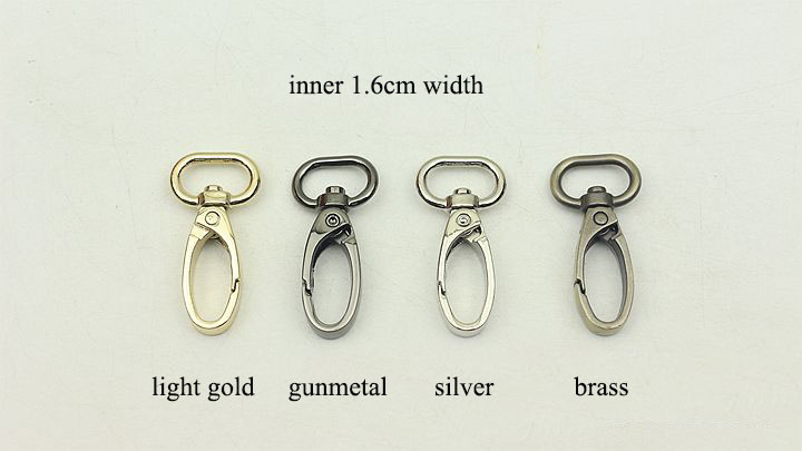 50 Stuks 16-38Mm Zak Band Hanger Haak Gesp Metalen Swivel Kreeft Sanp Sluiting Diy Singels Haken Sleutelhanger trigger Gespen Accessoire: M / Rose Gold