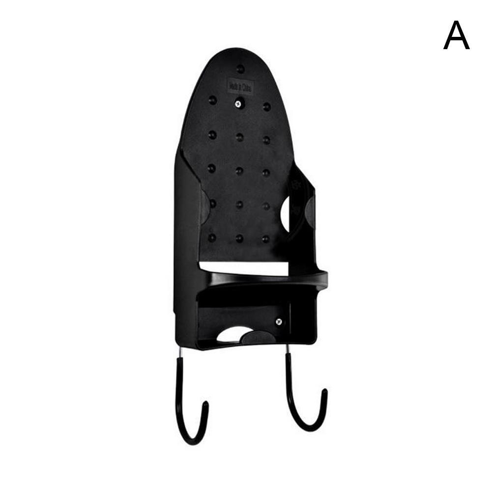 Iron Hanger Hotel Iron Hanger Room Ironing Board Hanger Electric Storage Hotel Iron Combination N5B1: Black