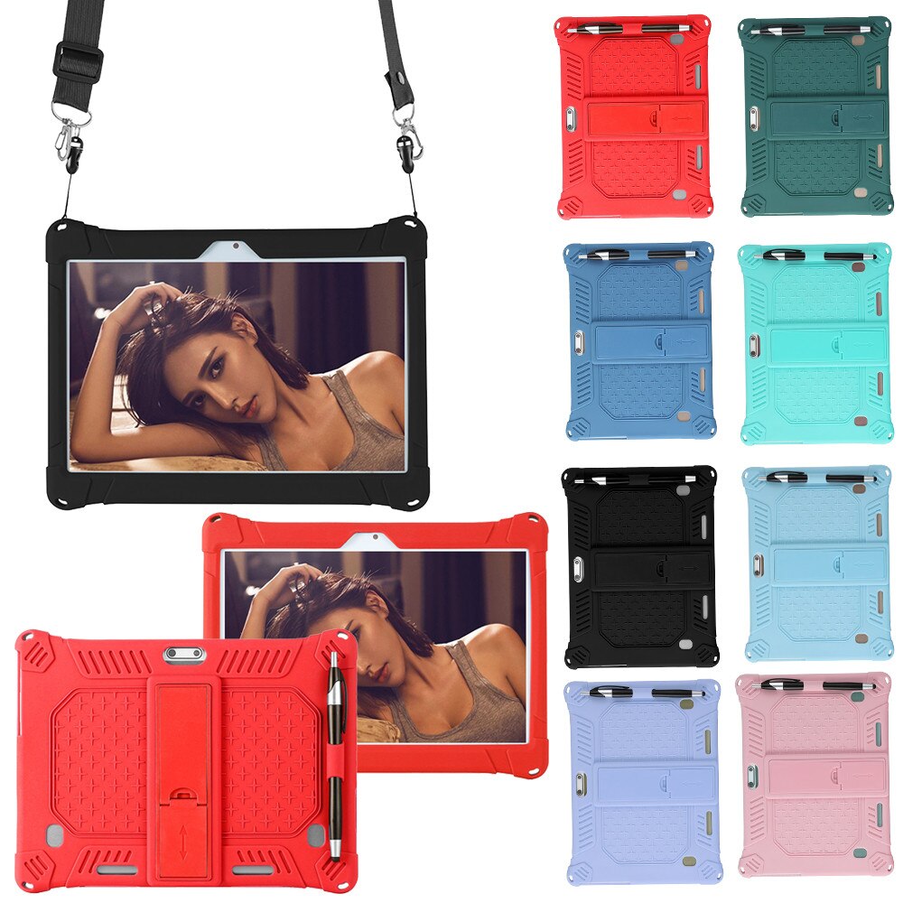 Universal Tablet Stands Shockproof Silicone Cover Case For 10 10.1 Inch Android Tablet PC Smart Case Tablet PC Protective