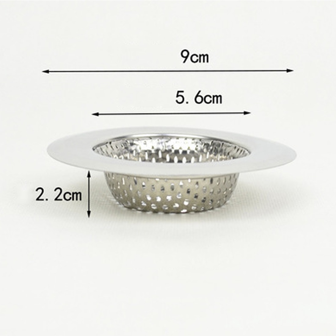 Kitchen Sink Strainer Drain Hole Filter Trap Metal Sink Strainer Stainless Steel Bath Sink Drain Waste Screen 7cm/9cm/11cm