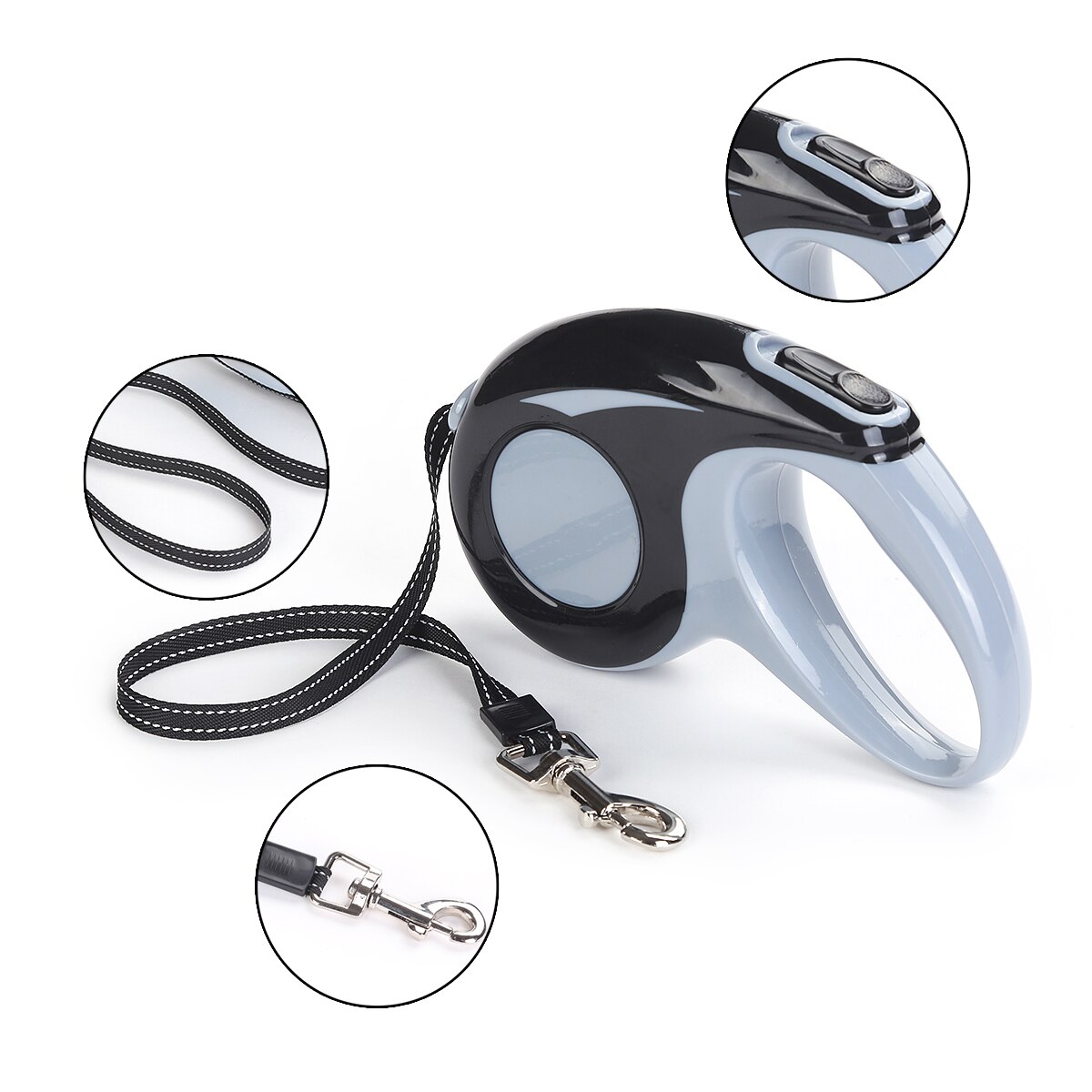 Laisse rétractable pour chien, 3M/5M, Flexible et Durable, corde de Traction pour chien, petit et moyen gabarit