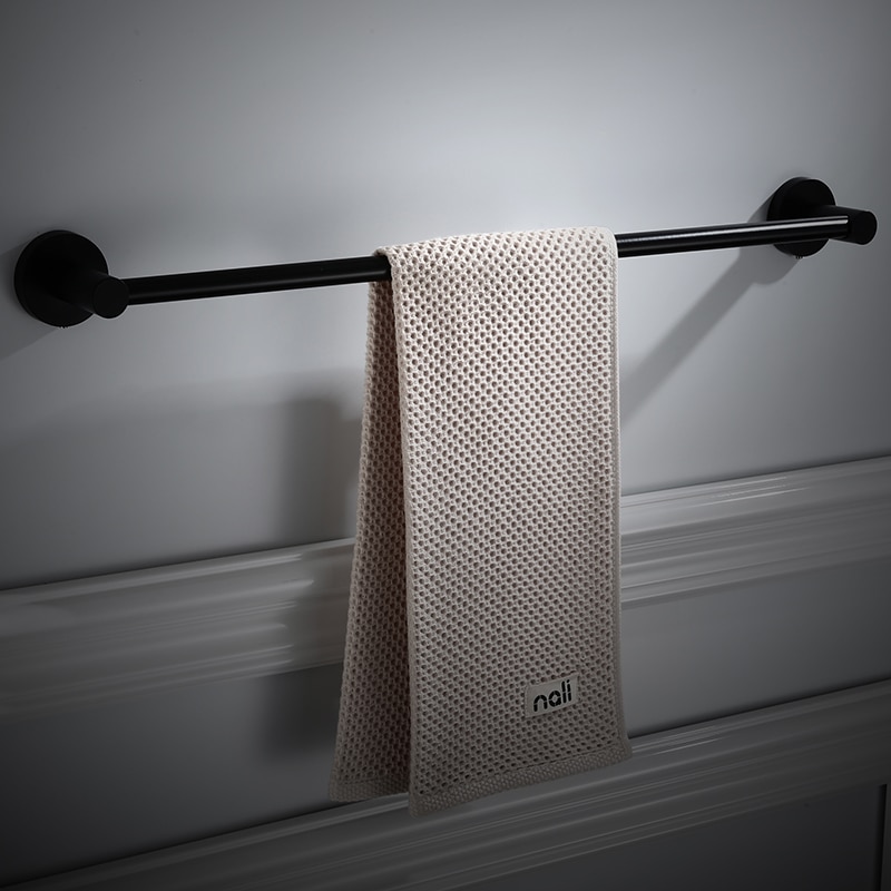 Handdoekhouder, handdoekrek, handdoekrek, handdoekstang 40/50/60 cm wandgemonteerde roestvrijstalen badkameraccessoires handdoekrek