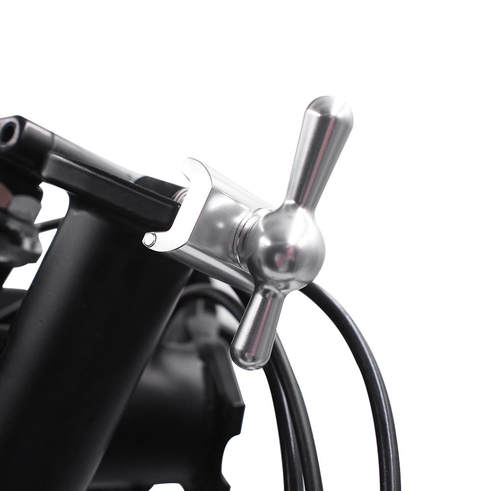 TWTOPSE Cycling Bike Magnetic Hinge Clamp Plate For Brompton Folding Bike Bicycle C Clamp Plate Lightweight 31.8g Aluminum Alloy