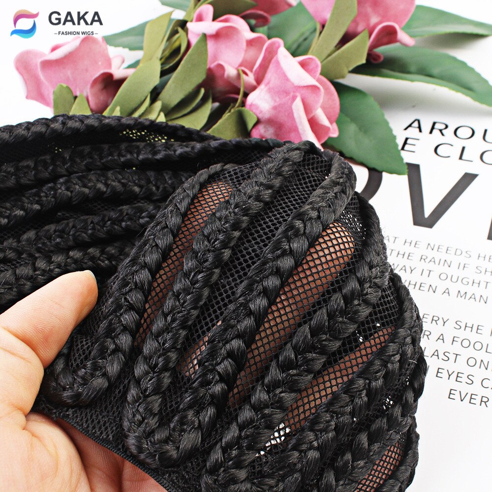 Black Braids Hair Nets for Making and Weaving Wigs 1pc Women Elastic Lace Small Braid Wig Net for Dreadlock