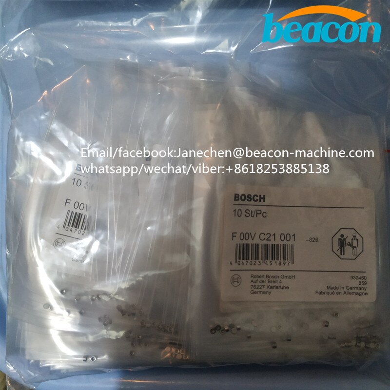 Beacon F00VC21001 diesel fuel injector Ball Seat Steel Ball Bearing FOOVC21001 for injector 0 445 110 series